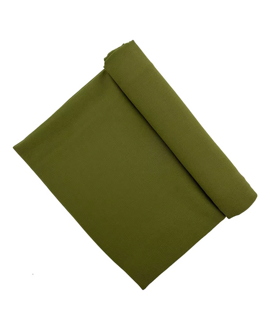 Olive Green Chiffon Pearl Hijab