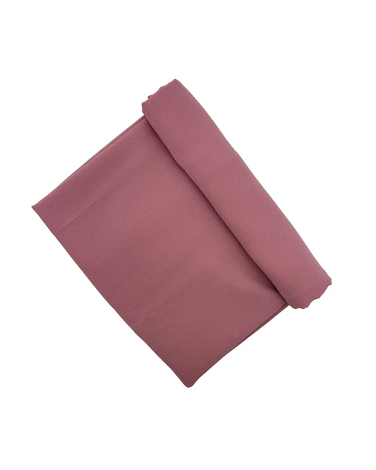 Pink Chiffon Pearl Hijab