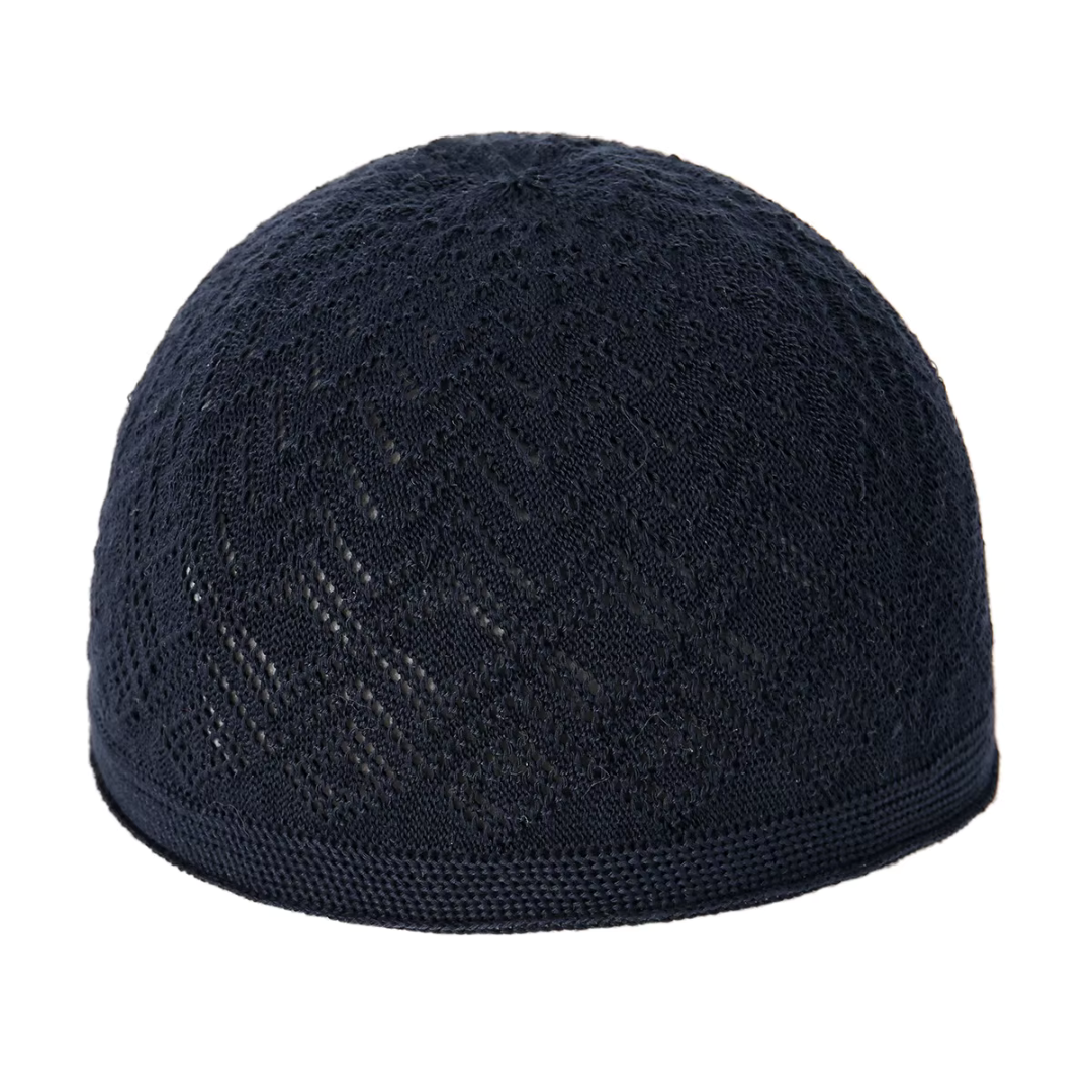 Navy Breathable Prayer Cap - One Size Fits All